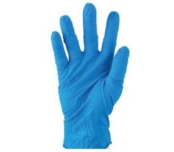 GLOVES NITRILE P/FREE BLUE LARGE 100s/PKT (MATTHEW MPH29330)