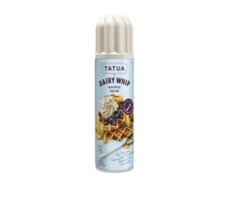 DAIRY WHIP CANNISTER 500GM G/F NO SUGAR ADDED(TATUA)