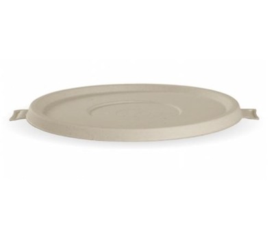 LIDS BIOCANE NATURAL FOR 24-40OZ BOWLS 50s/SLV (BIOPAK)