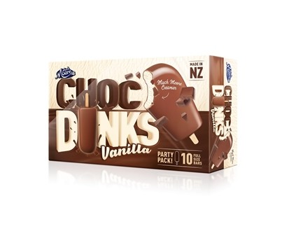ICE CREAM CHOCOLATE DUNK BAR 10s (MUCH MOORE CDV10) [FZN]
