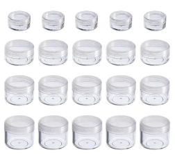 Transparent Ordinary Box PS Lid Box Simple Packaging Box Plastic Cream Bottle