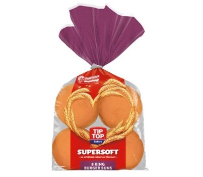 BUNS BURGER KING 5 INCH 8s/PKT (TIP TOP 2760) [FZN]