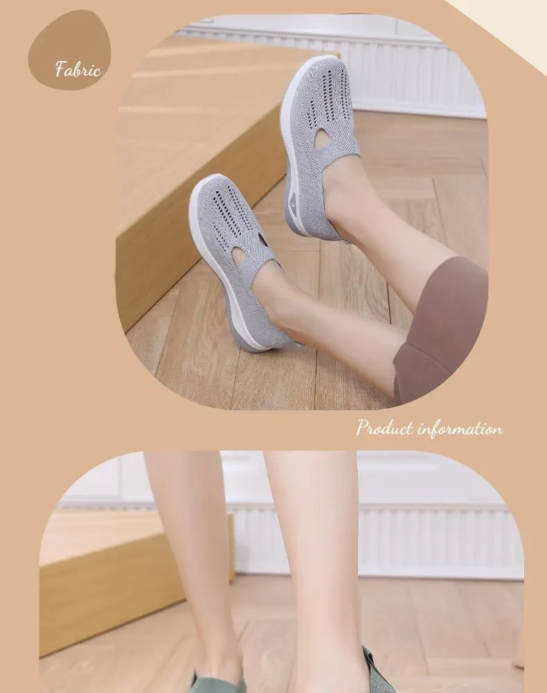 Women's Casual Breathable Slip On Orthopaedic Walking Sneakers