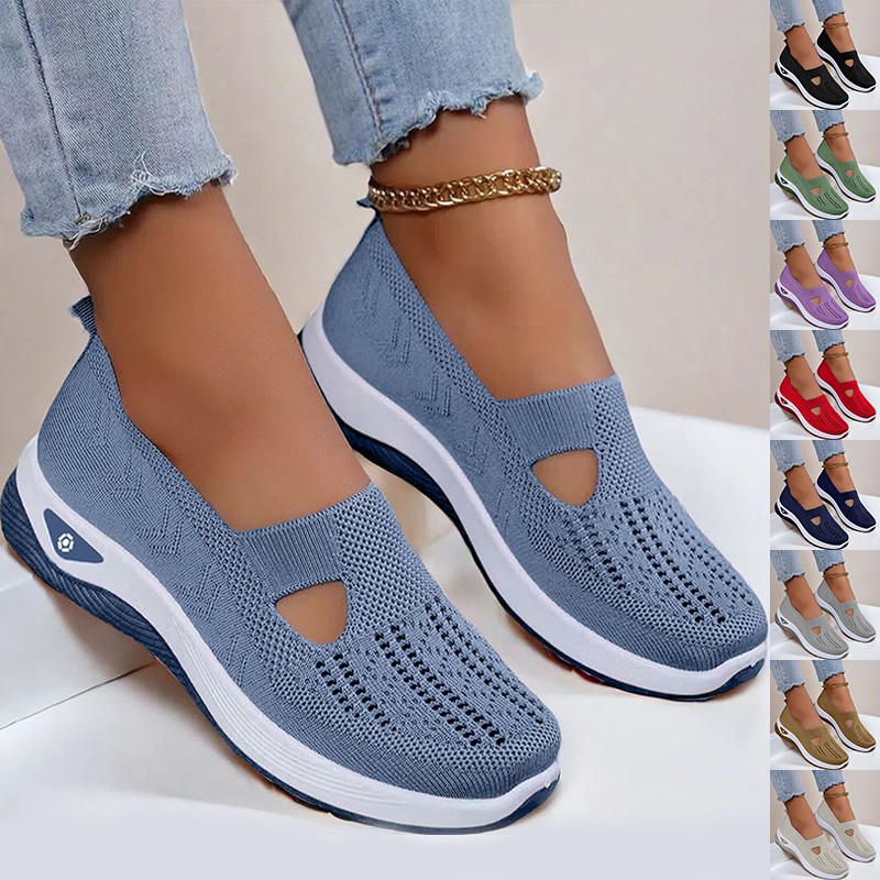 Women's Casual Breathable Slip On Orthopaedic Walking Sneakers