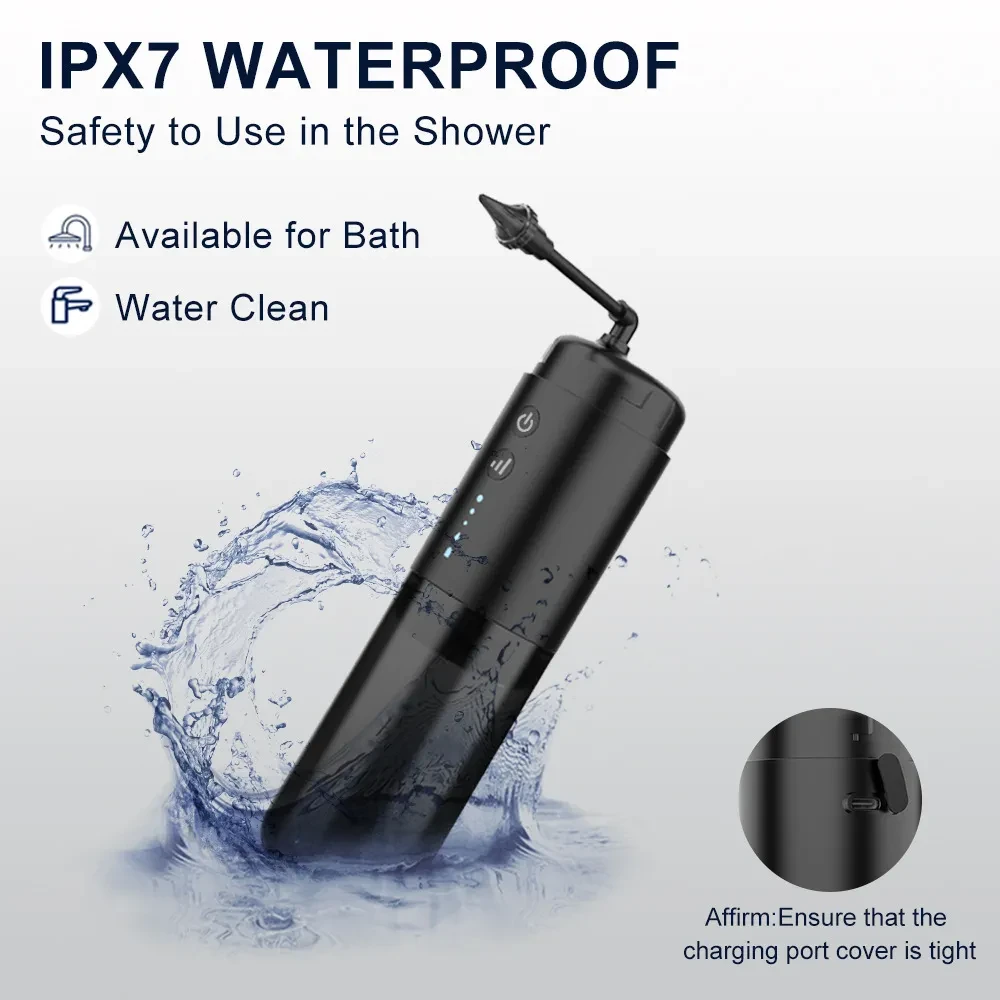 Convenient electric ear wash with cleaning tools