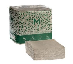 NAPKINS COCKTAIL 2PLY 1/4 BROWN 100s/PKT (MATTHEWS MPH38425)