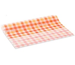 PAPER WRAP BURGER WAXED 330X380MM 1000s/SLV(DETPAK)