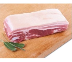 PORK BELLY B/LESS - SKIN ON (NZ) (PER KG) [FSHMT]