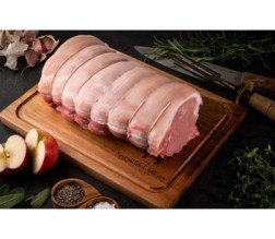 PORK LOIN BONED AND ROLLED HALF (PER KG) [FZN]