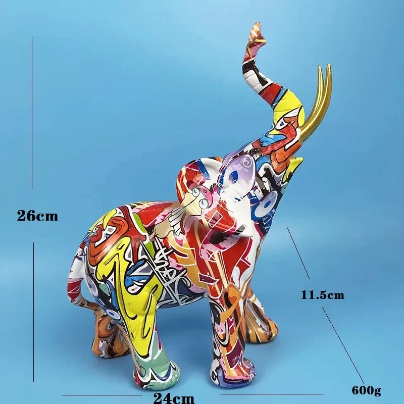 Mosaic Elephant Figurine