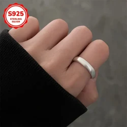 925 Hypoallergenic Matte Textured Open Ring – Adjustable Minimalist Band for Men & Women | Classic Unisex Gift for All Occasions in New Zealand