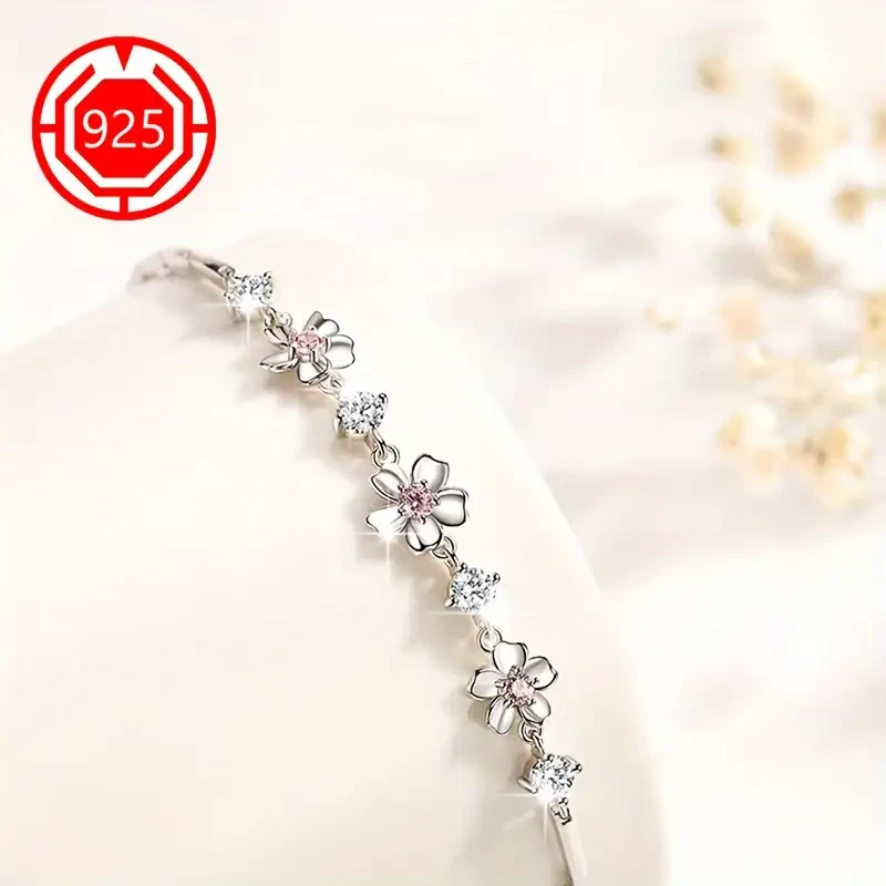 925 Sterling Silvery Hypoallergenic Bracelet – Minimalist & Stylish Everyday Jewelry for Women and Men in New Zealand