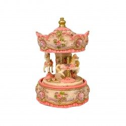 Musical Horse Carousel | Purple White