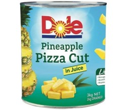 PINEAPPLE PIZZA CUT IN JUICE A10 (DOLE 11074)