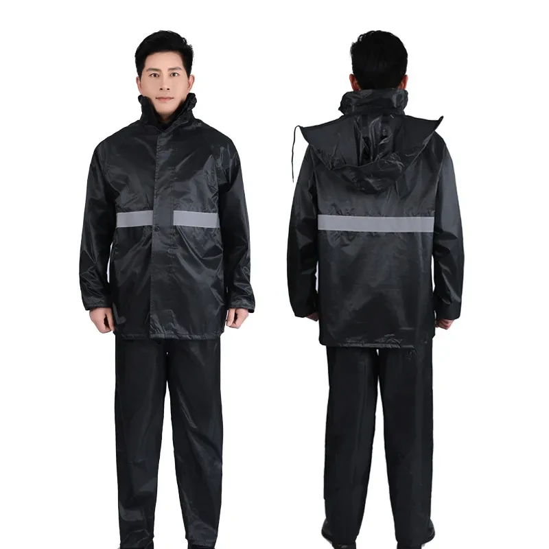 Raincoat Over Suit
