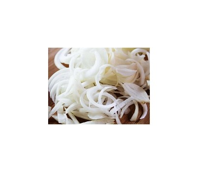 ONION WHITE SLICED (RAW EARTH) 2KG - [PREPVG]