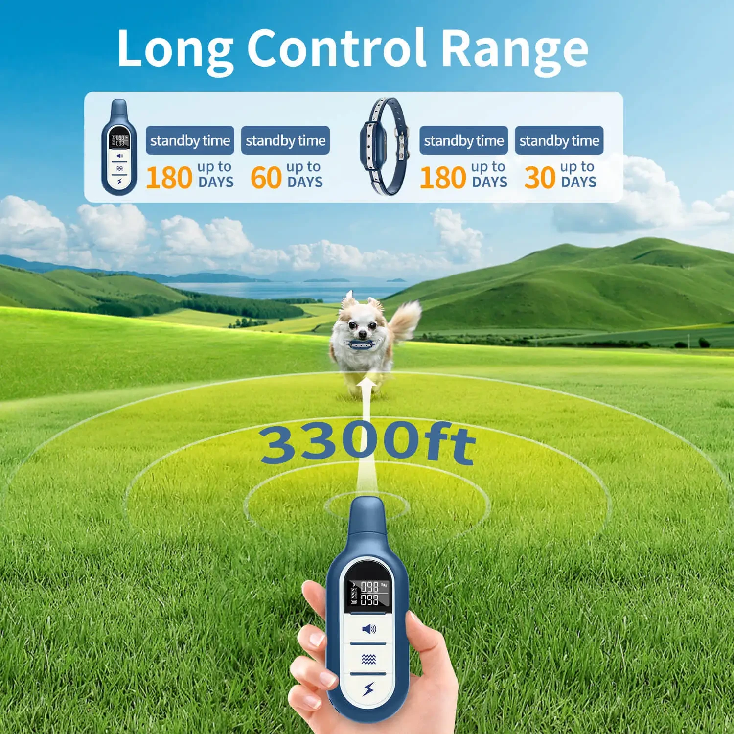 Pet Training Remote Control Vibration Shock Dog Trainer