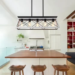 5 Lamps Farmhouse Chandelier Dining Room White - No Bulbs Unavailable Platform- Temu