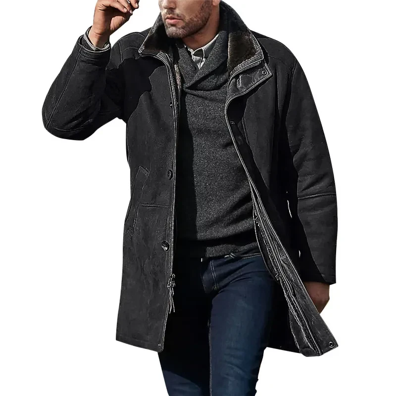 Woolen Coat Stand Collar Coat And Trench Coat