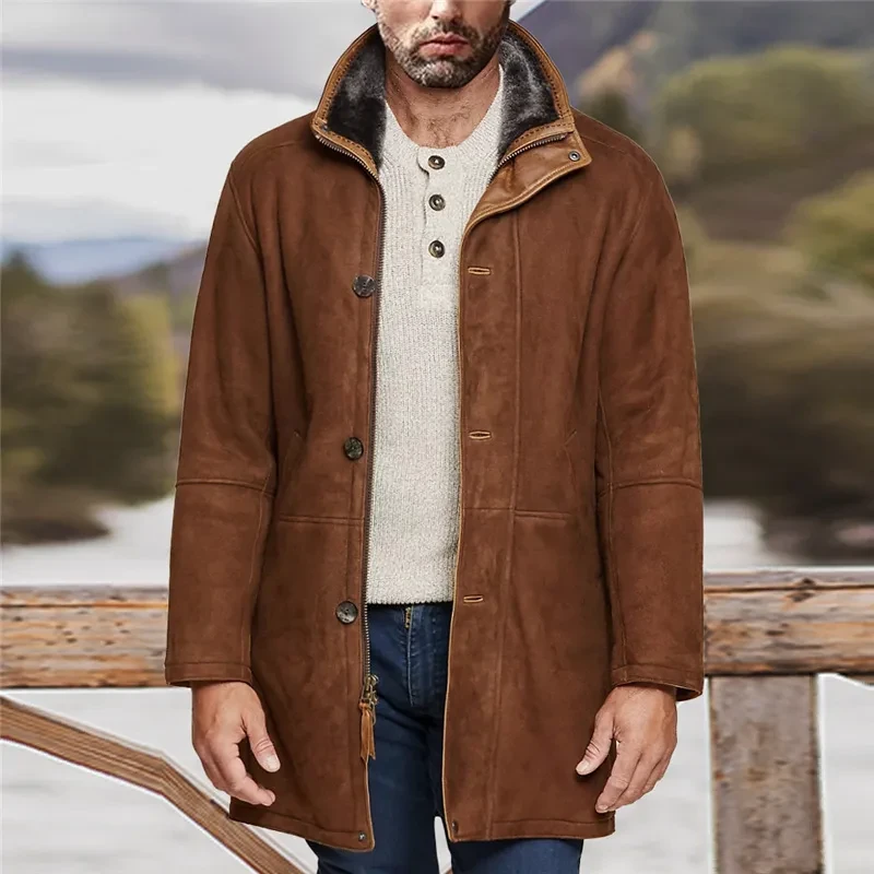 Woolen Coat Stand Collar Coat And Trench Coat