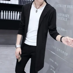 Slim Fit Student Handsome Cloak Men's Coat
