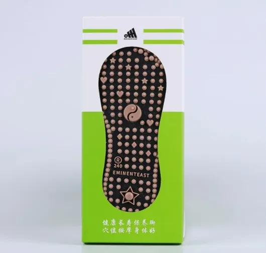 Combed Cotton Acupoint Massage Socks Grey