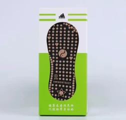Combed Cotton Acupoint Massage Socks Grey