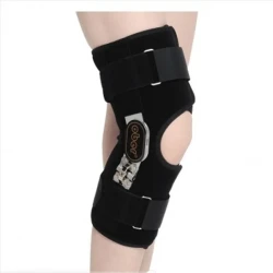 Adjustable knee brace for correction of O-leg knee