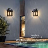 Solar wall lamp 6 LED outdoor waterproof light control decorative landscape lamp