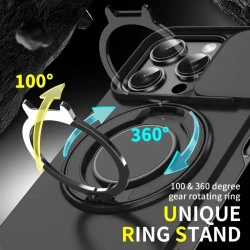 360° Rotating Ring Bracket/Magnetic Car Bracket/Matte Texture Shockproof Mobile Phone Protective Case