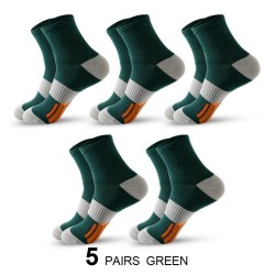 Men's Middle Tube Socks Color Matching Sports Basketball Socks