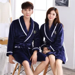 Coralline velvet couple Pajama home clothes