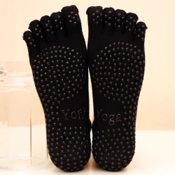 Men's Non-slip Cotton Sports Five-finger Socks