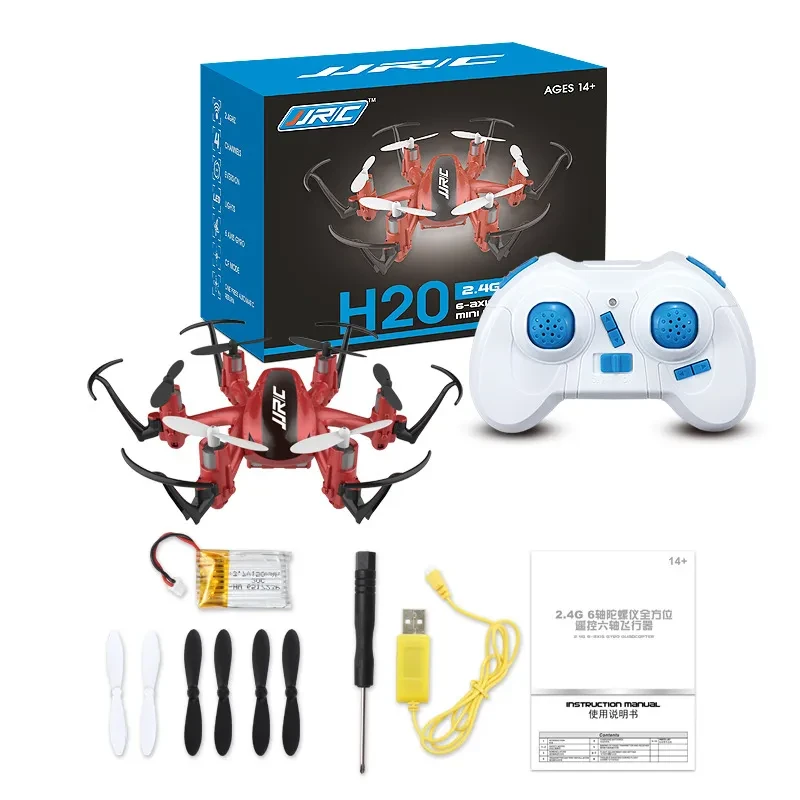 Mini Six-Axis Indoor Drone - Remote Control with 360° Rotation & Headless Mode