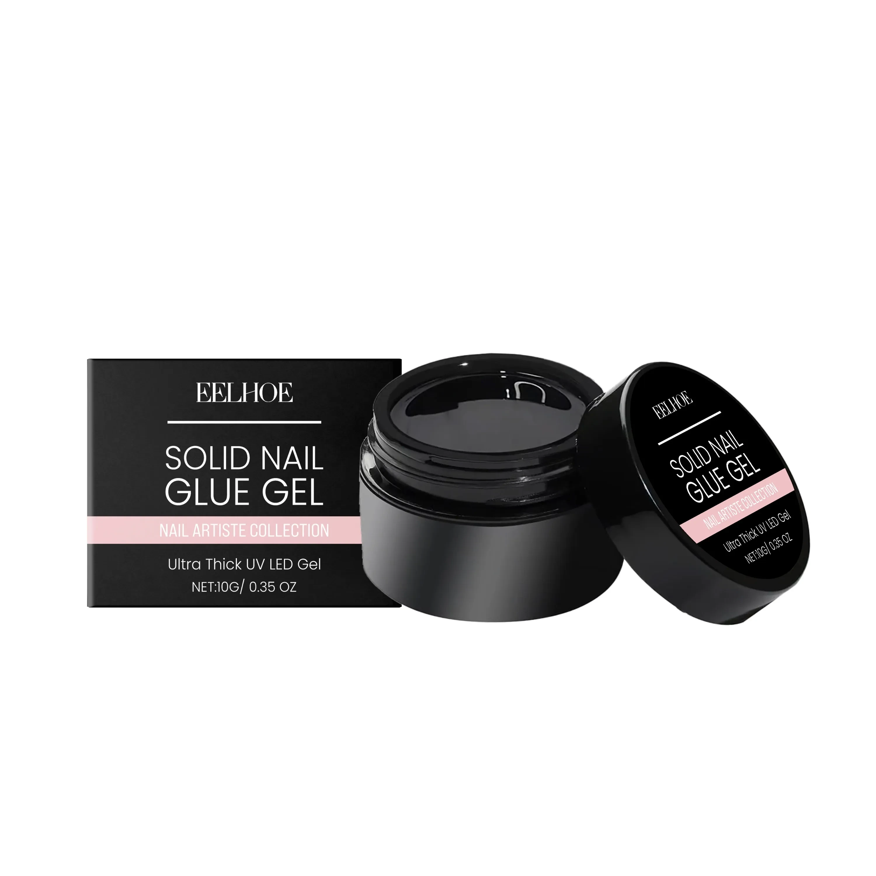 French Water Drop Manicure Rhinestones Wear Nails
