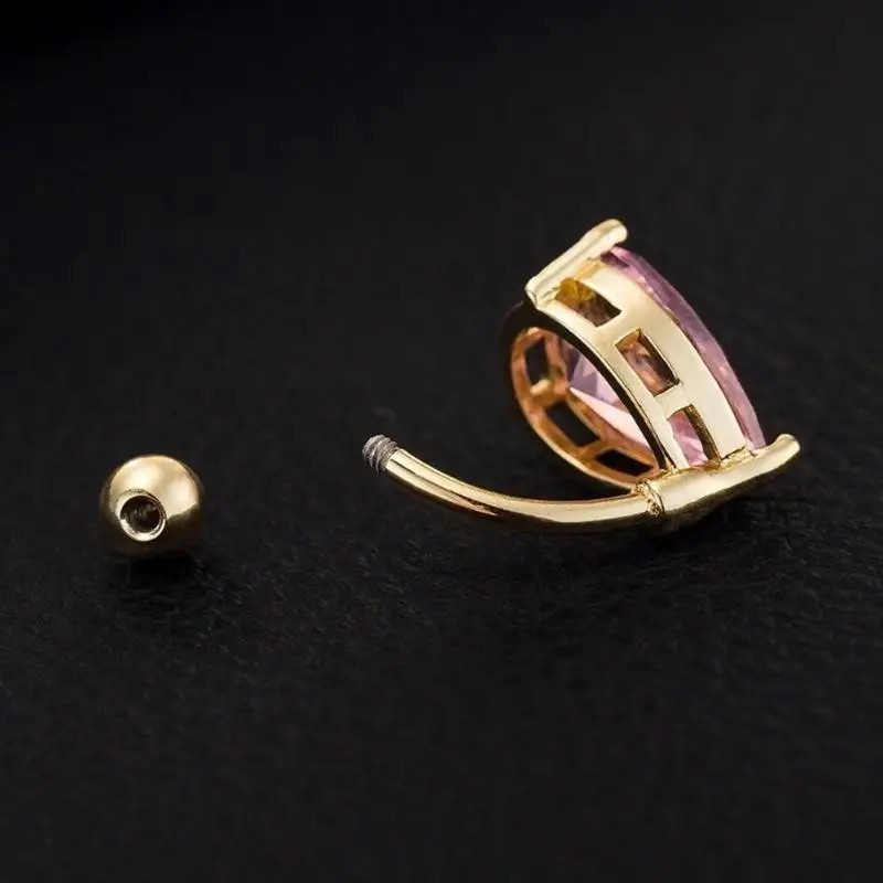 Fake Piercing Attractive Navel Belly Button Rings