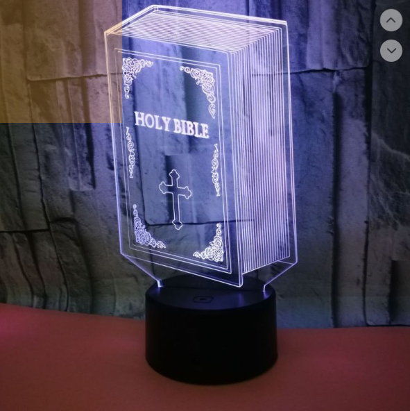 Holy Bible 3D Lamp