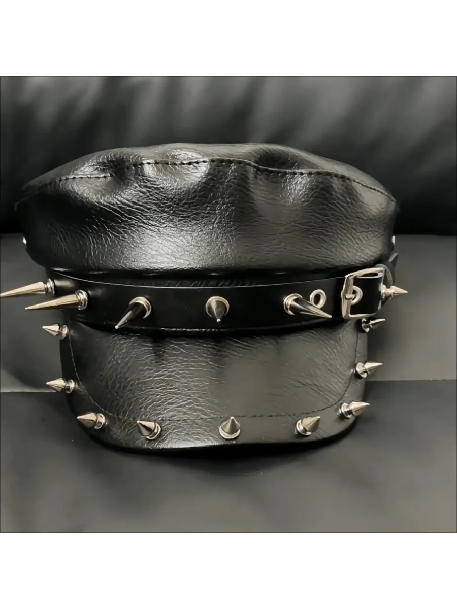 Trendy Non-Mainstream Men’s and Women’s Hats with Rivets