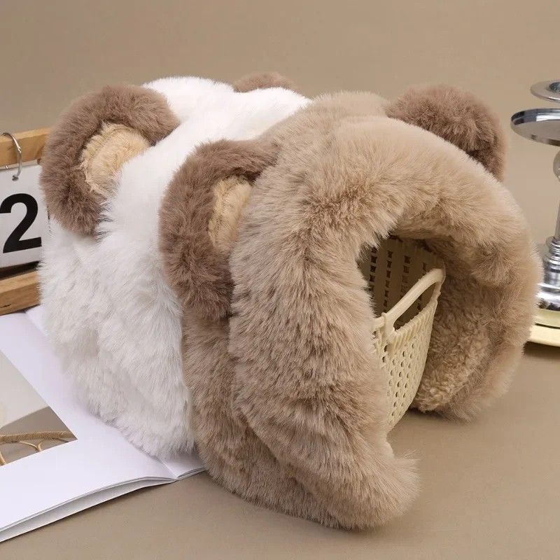 Women’s Earmuffs Cartoon Little Bear Warm Earmuffs Winter