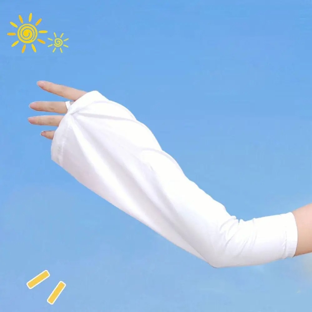 Cover Solid Color Loose Arm Sleeves – Driving Sunscreen Sleeves