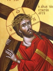 Jesús lleva la cruz por ti / Jesus carries the cross for you