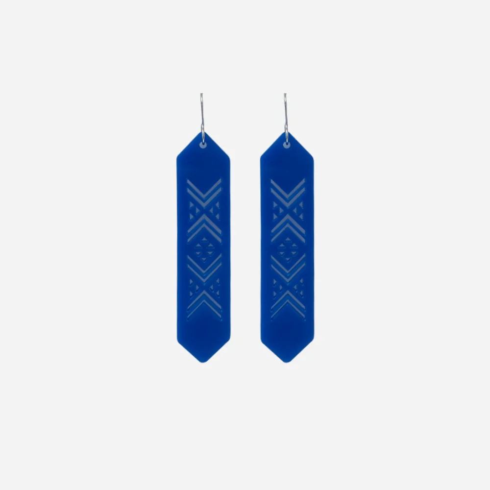 Earrings - Tāniko
