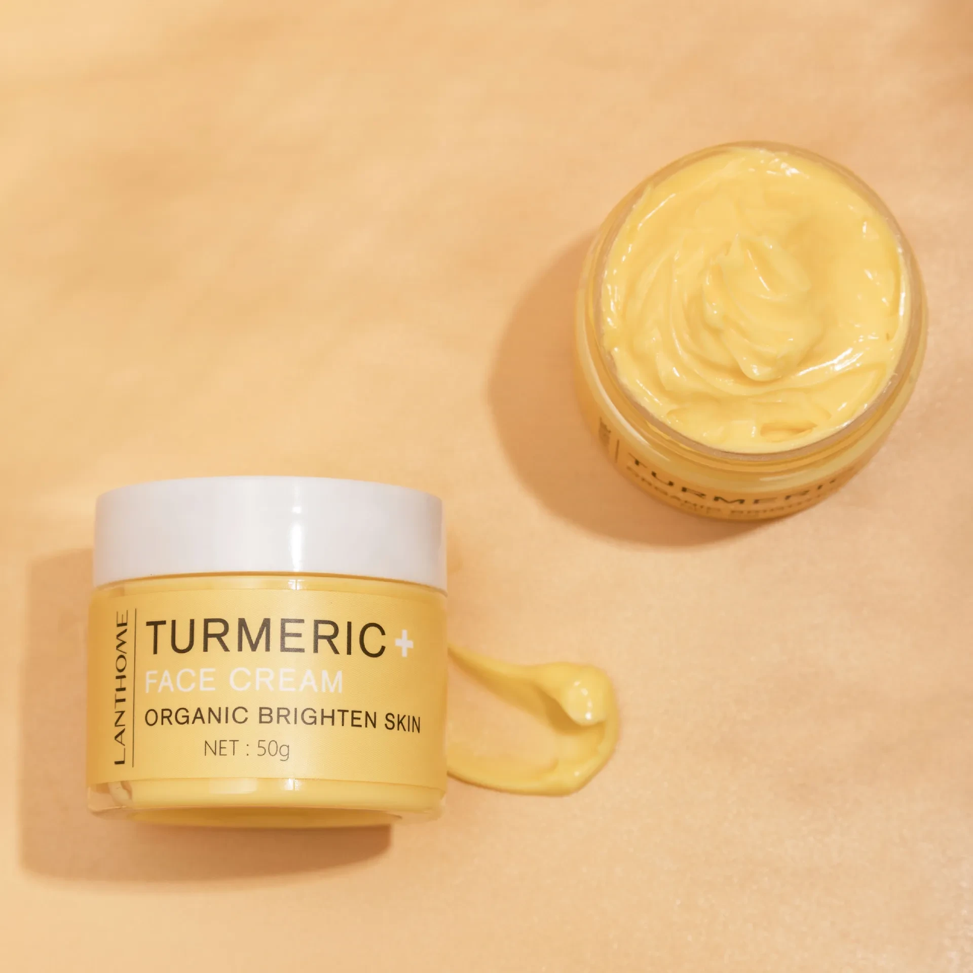 Turmeric+ Face Cream – Lanthome Organic Brightening Skin Cream