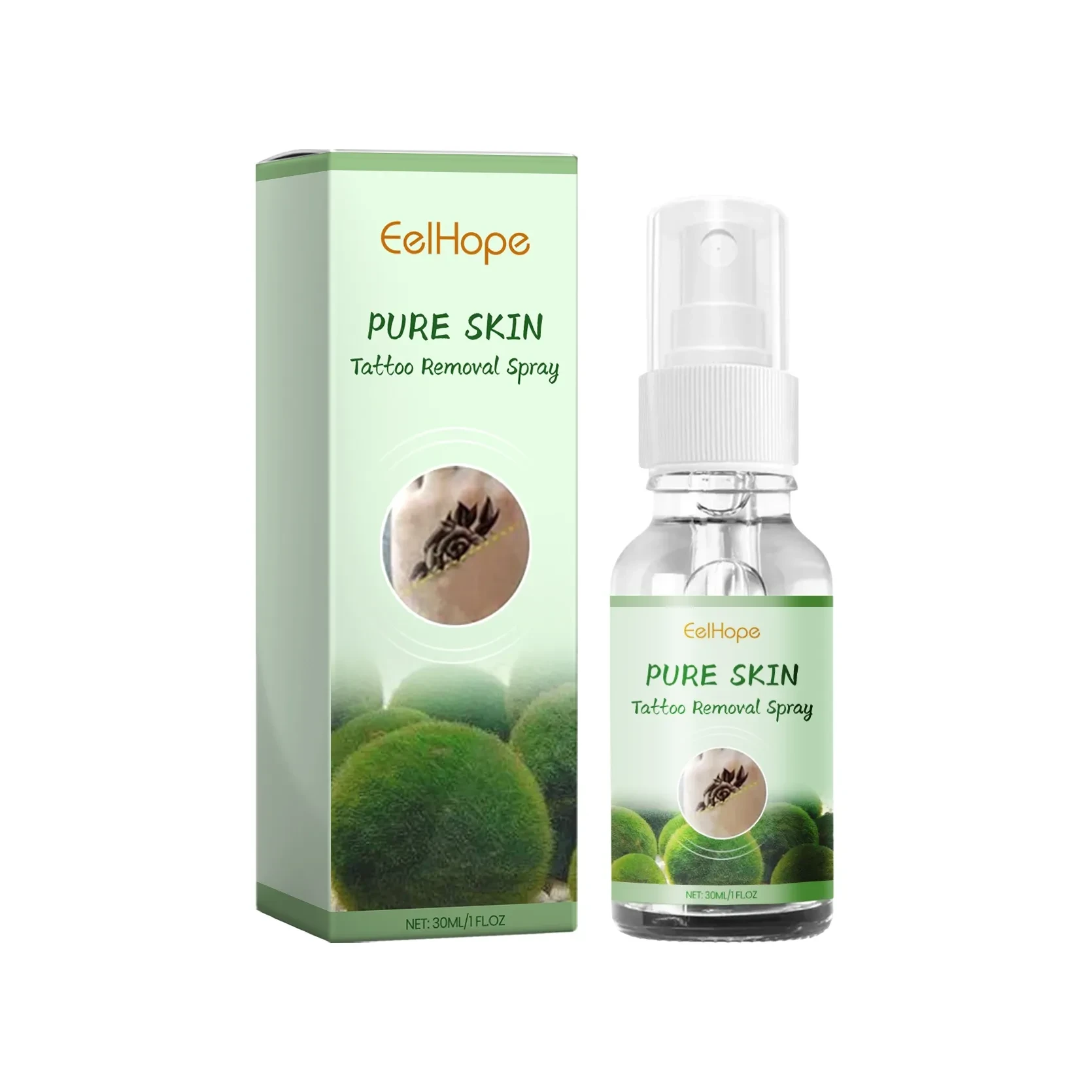 EelHope Pure Skin Tattoo Removal Spray – 30ml
