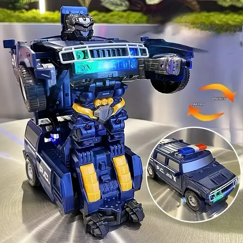Transforming Electric Toy Car with 360° Rotation
