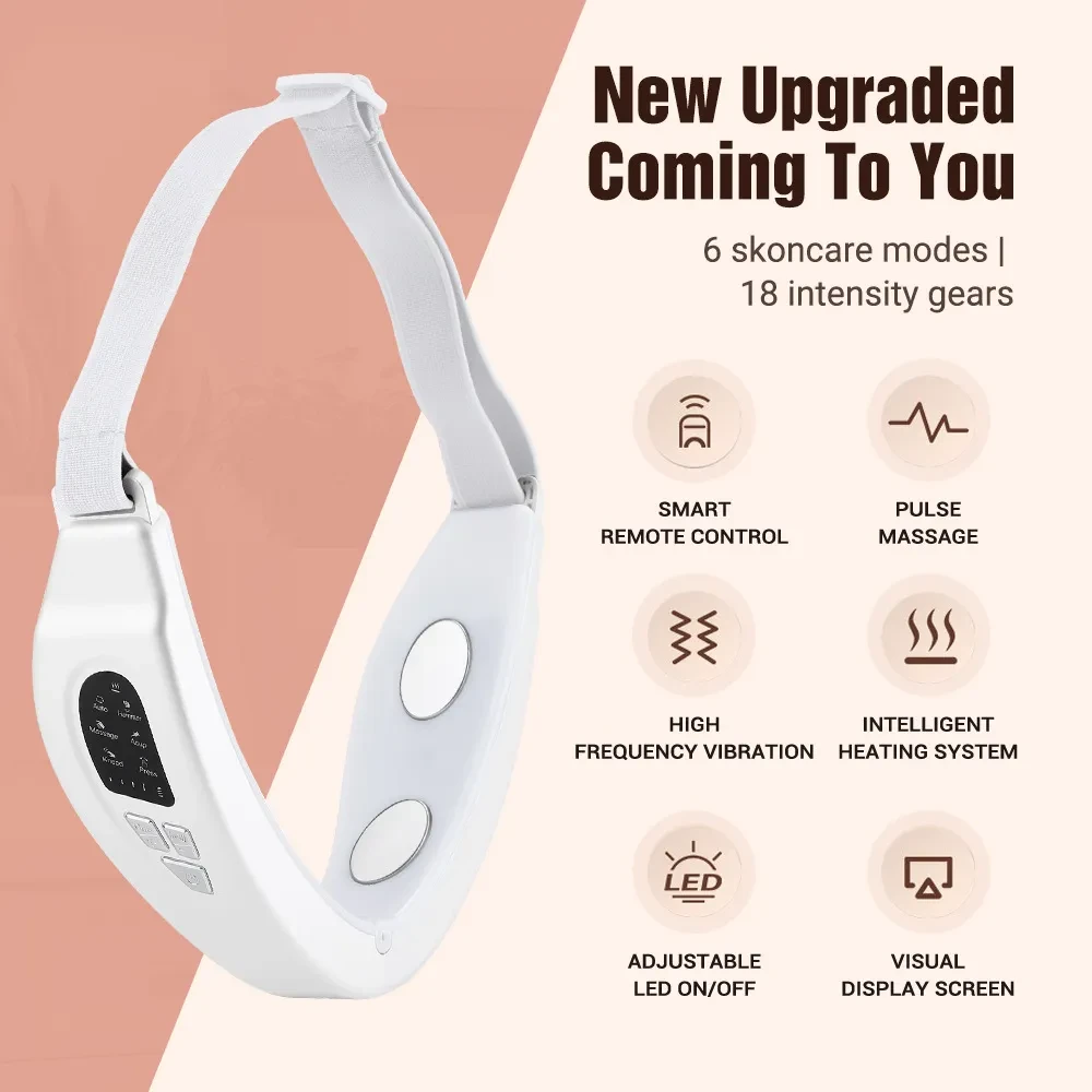 Remote Control Type EMS Micro Current Massage V Face Slimming