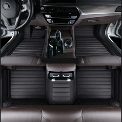 Luxury Faux Leather Car Mats for Audi A7 2012-2018