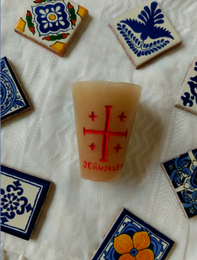 Veladora Cruz de Jerusalén