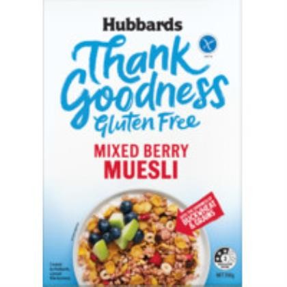 Muesli Berry Thank Goodness Gluten Free - Dry Store