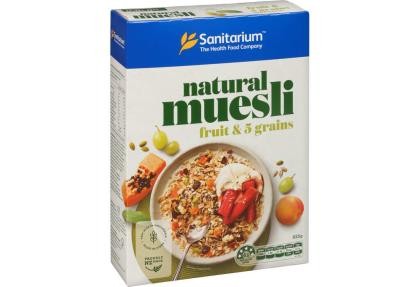 Muesli Natural Fruit & 5 Grain - Dry Store